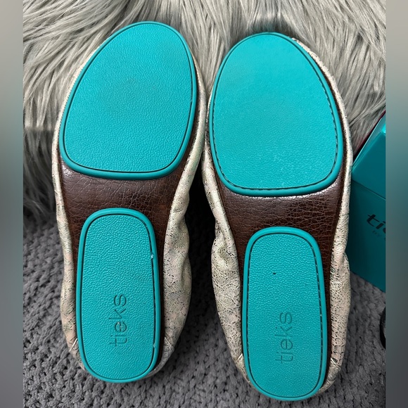 Tieks Romantic Blush Leather Ballet Flats - Size 10 - EXCEPTIONAL CONDITION - Picture 4 of 8